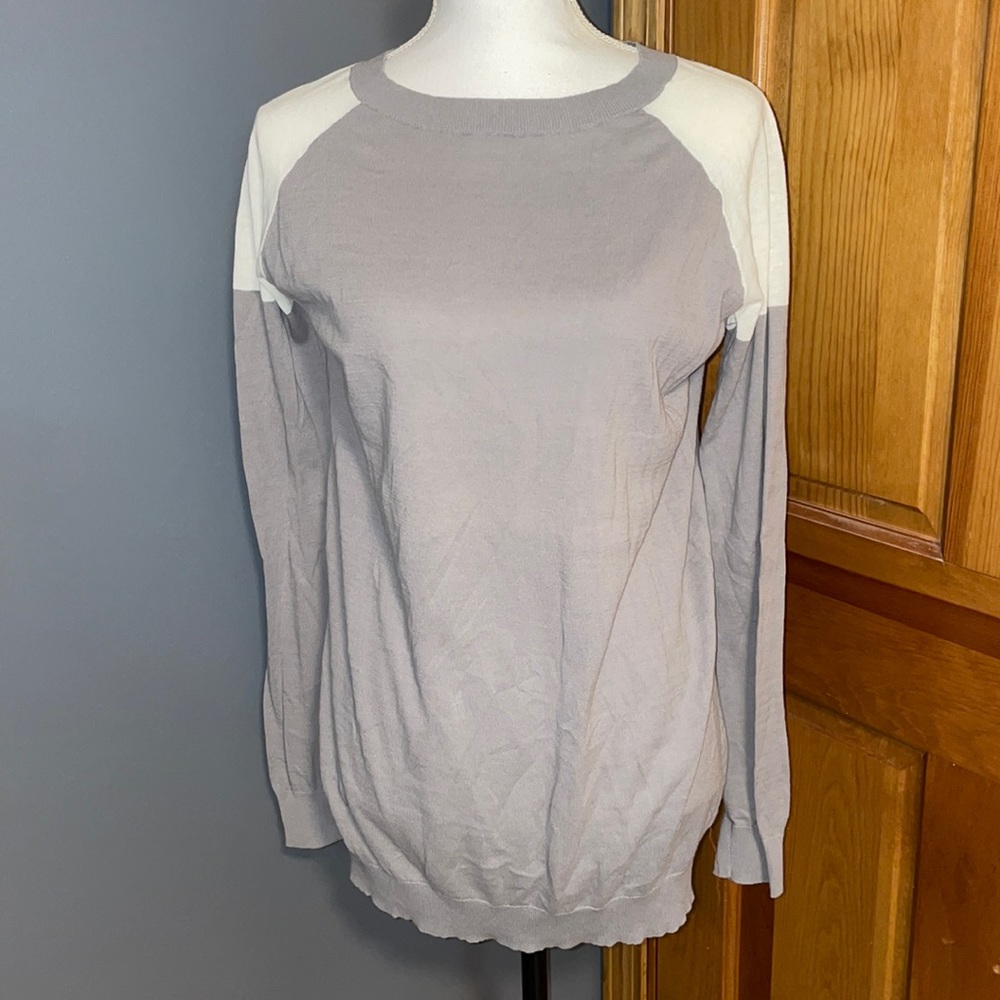 Derek Lam 10 CROSBY Gray Sweater